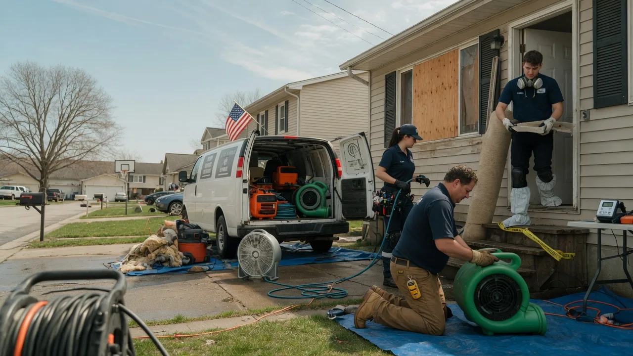 Water Damage Restoration in Sharon, PA near me